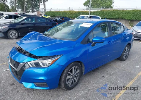 2021 Nissan Versa Sv Xtronic Cvt from USA, damaged, VIN 3N1CN8EV3ML833773